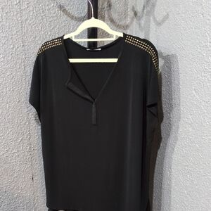 Elegant Black Women's Top